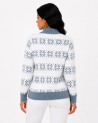 Suéter Feminino Geometric Soft