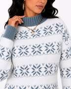 Suéter Feminino Geometric Soft