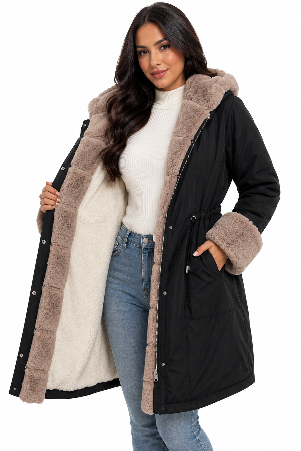 Casaco Feminino Midi Essential Comfort