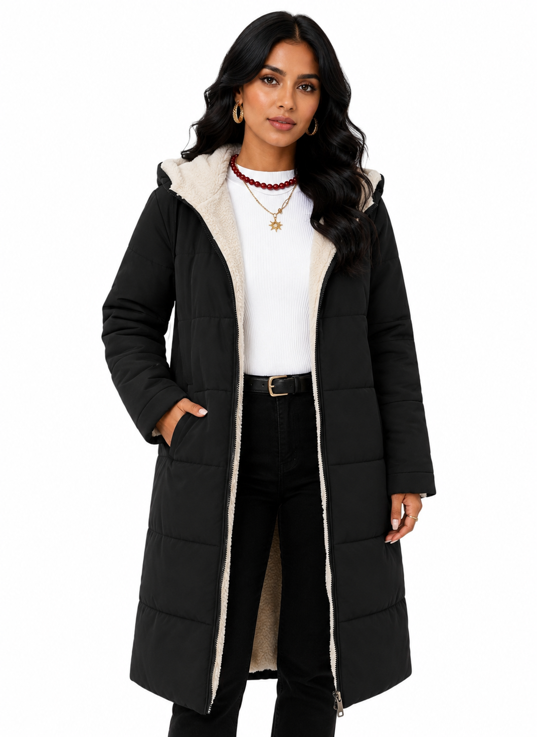 Casaco Feminino Longo Urban Comfort