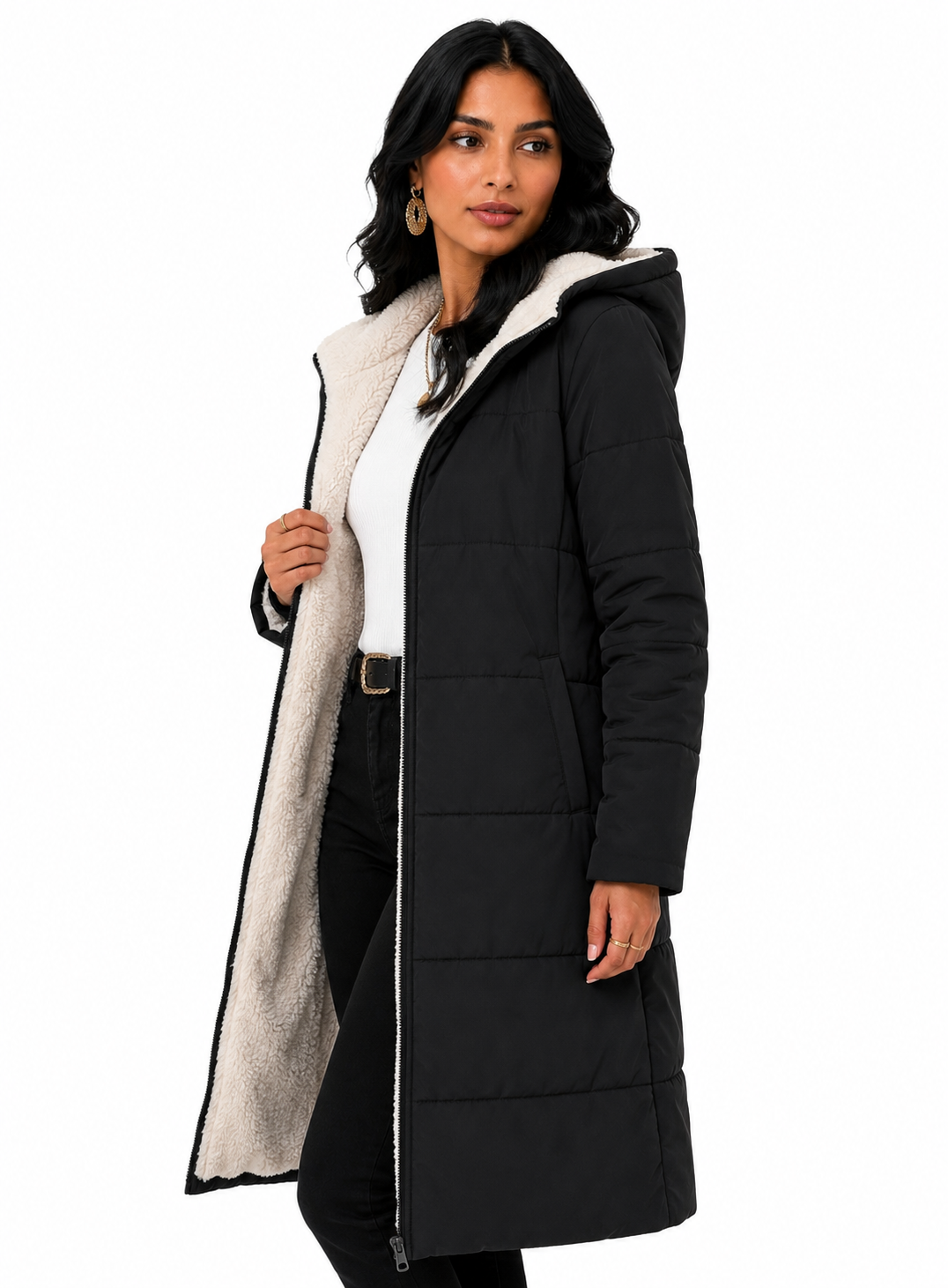 Casaco Feminino Longo Urban Comfort