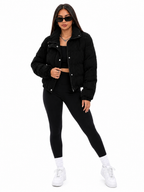 Jaqueta Feminina Veludo Cotelê Urban Chic