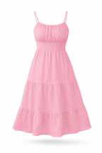 Vestido Midi Listrado Helena