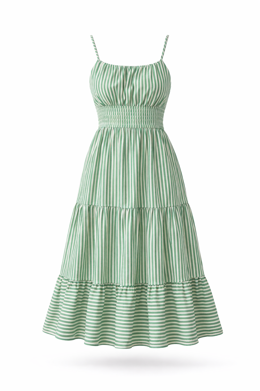 Vestido Midi Listrado Helena