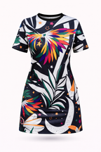 Vestido Stefanny – Estilo Moderno em Estampa Exclusiva