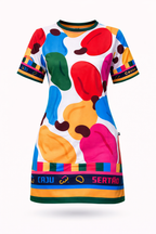 Vestido Stefanny – Estilo Moderno em Estampa Exclusiva