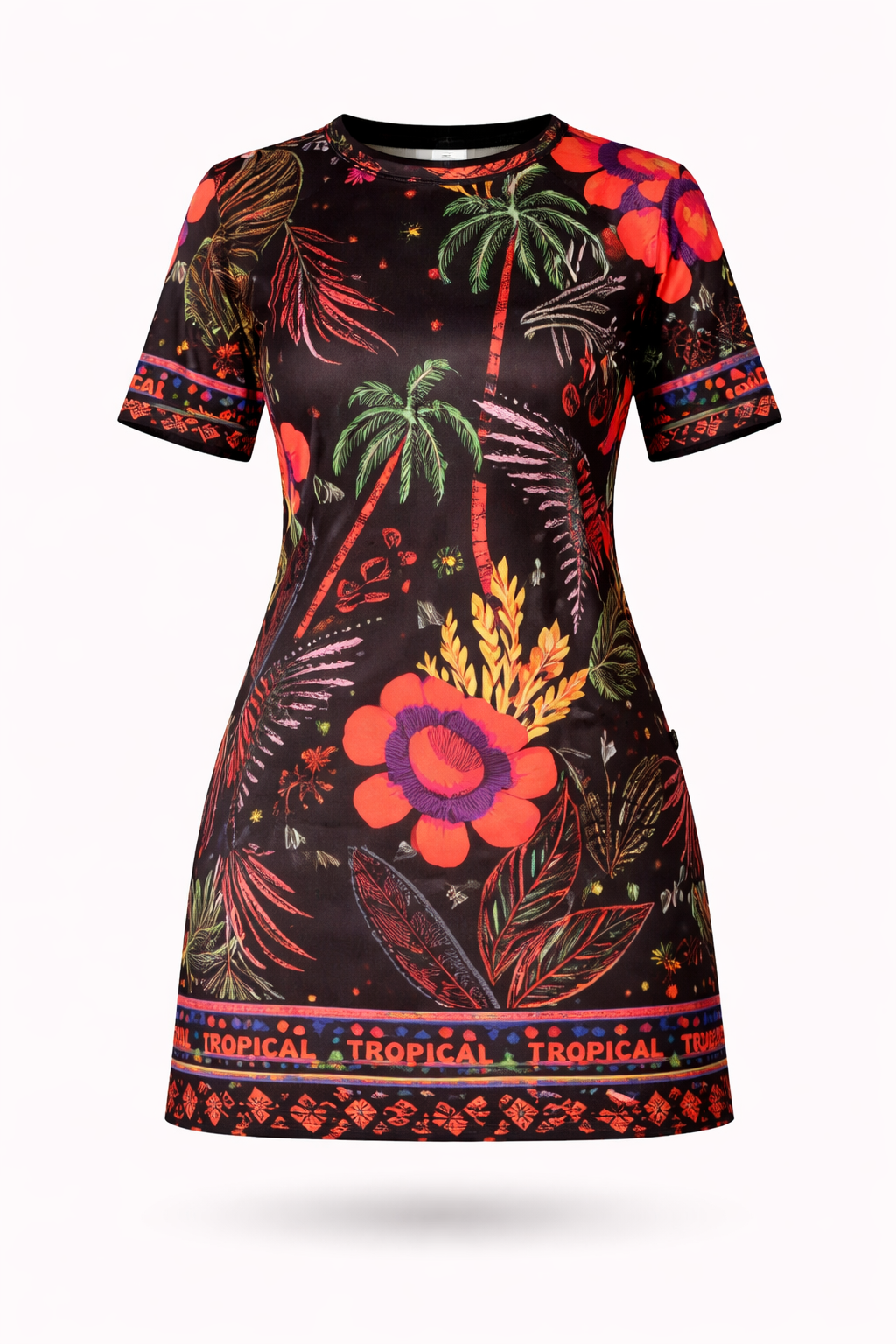 Vestido Stefanny – Estilo Moderno em Estampa Exclusiva