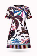 Vestido Stefanny – Estilo Moderno em Estampa Exclusiva