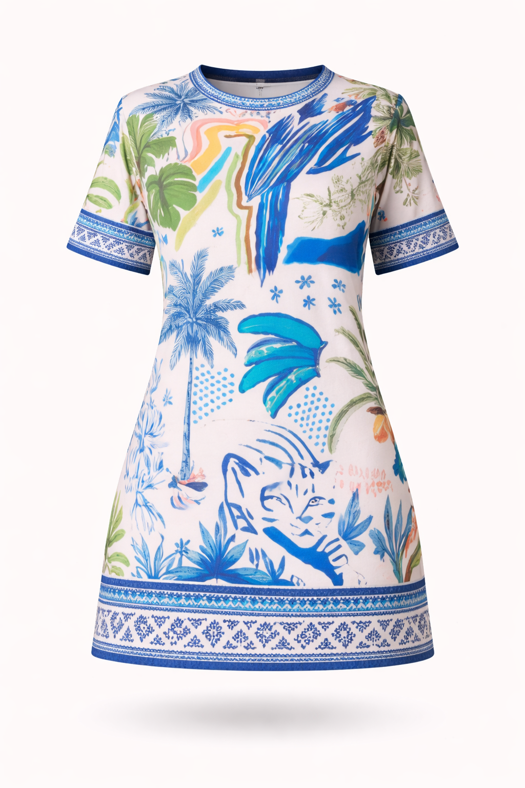 Vestido Stefanny – Estilo Moderno em Estampa Exclusiva