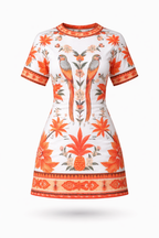 Vestido Stefanny – Estilo Moderno em Estampa Exclusiva