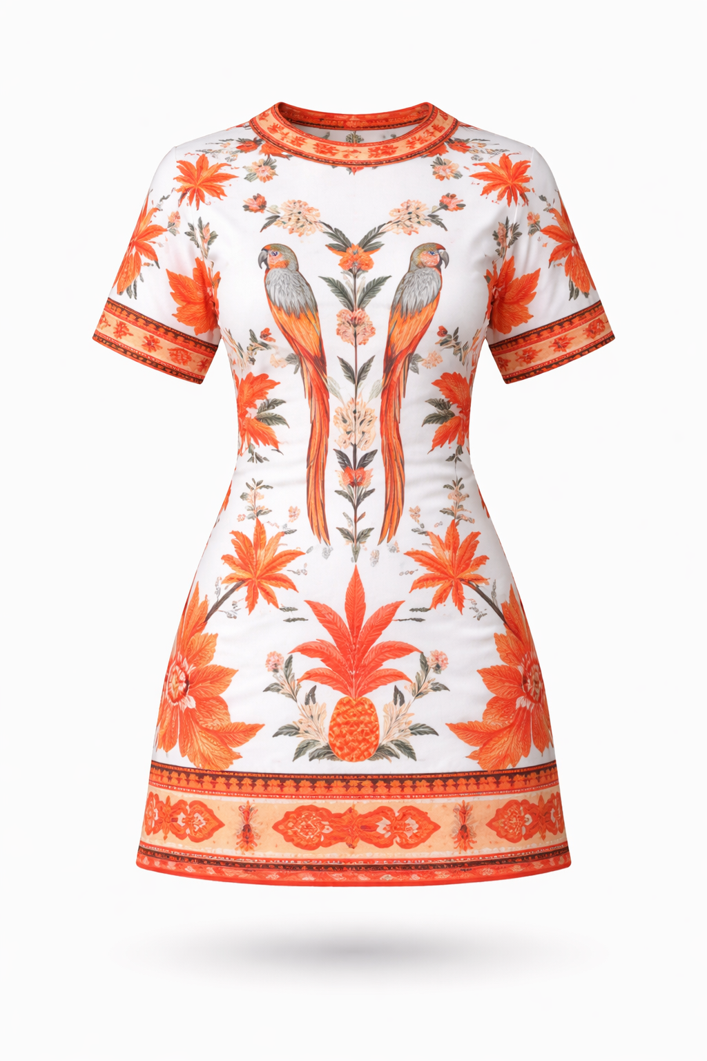 Vestido Stefanny – Estilo Moderno em Estampa Exclusiva