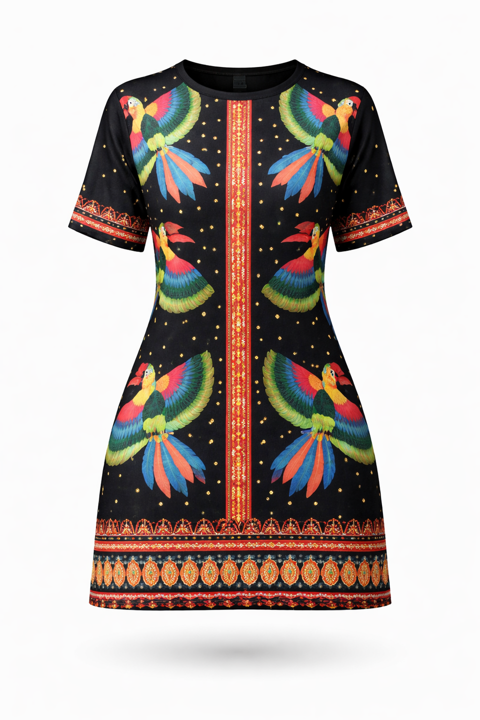 Vestido Stefanny – Estilo Moderno em Estampa Exclusiva