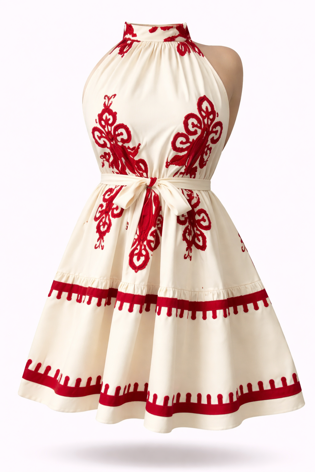 Vestido Livia – Elegância Clássica com Detalhes