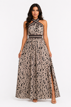 Vestido Longo Elegante Mavi com Fenda