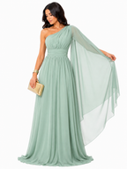 Vestido Longo Helena Verde Oliva