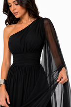 Vestido Longo Helena Preto