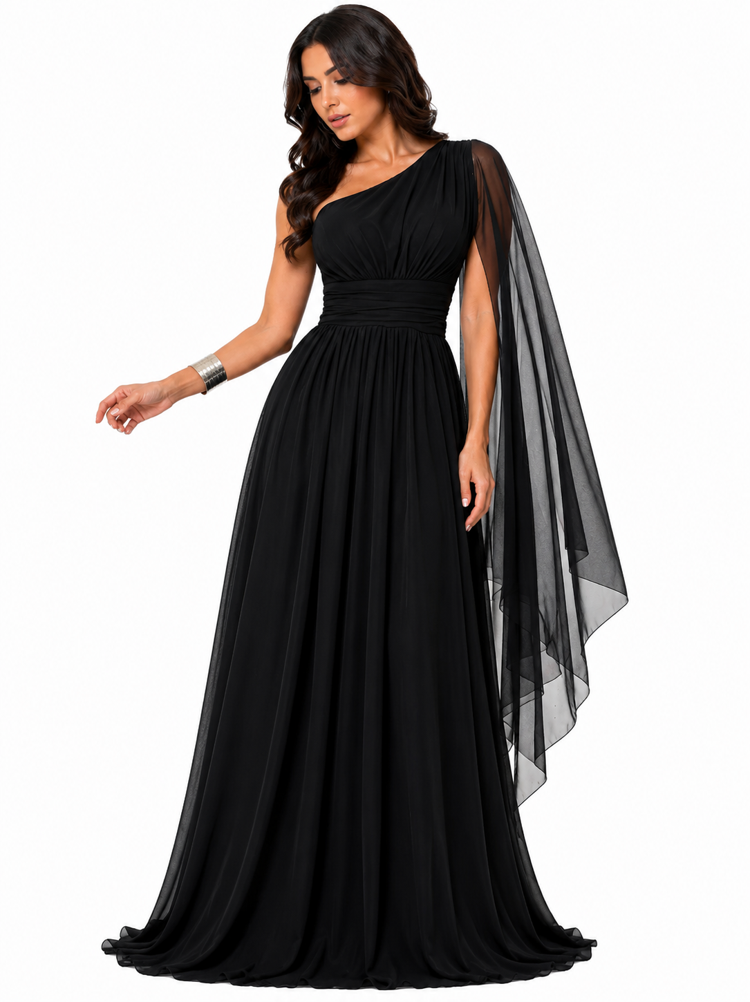Vestido Longo Helena Preto
