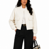 Jaqueta Feminina Urban Chic Off White