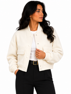 Jaqueta Feminina Urban Chic Off White