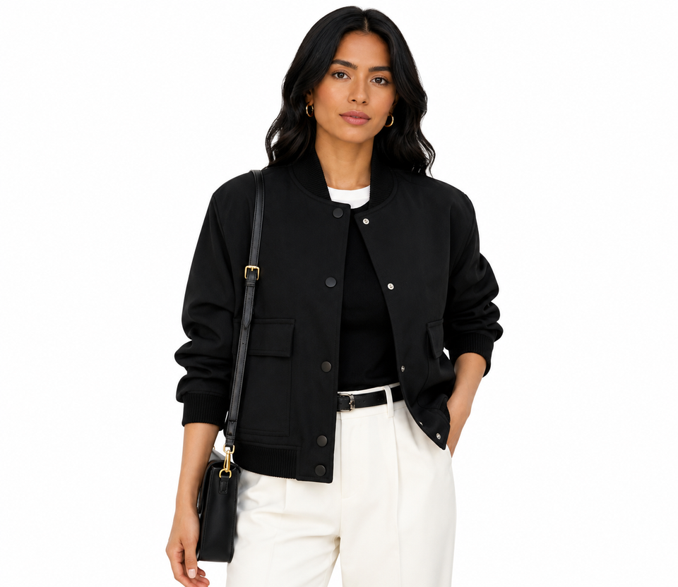 Jaqueta Feminina Urban Noir Premium