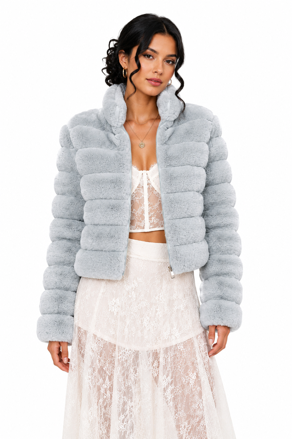 Jaqueta Feminina Plush Glaciar