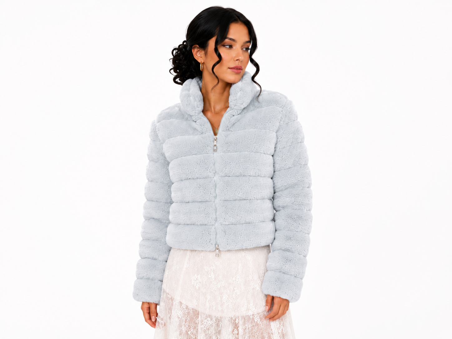 Jaqueta Feminina Plush Glaciar