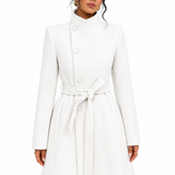Sobretudo Feminino Elegance Milano Branco