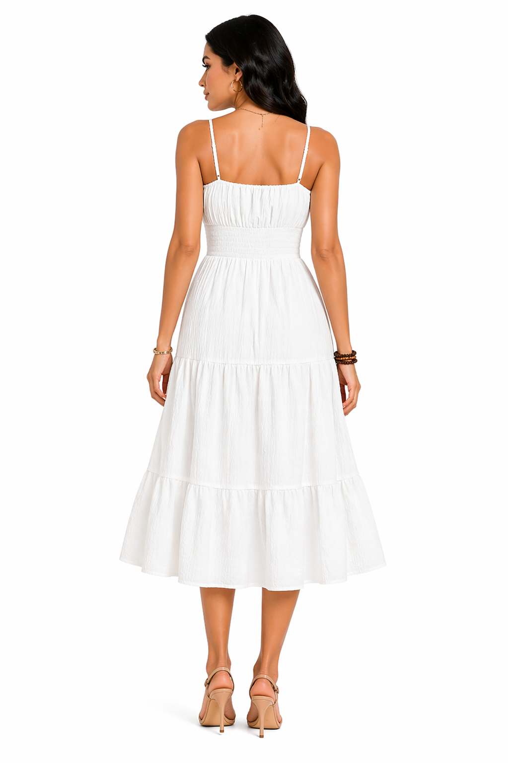 Vestido Midi Listrado Helena