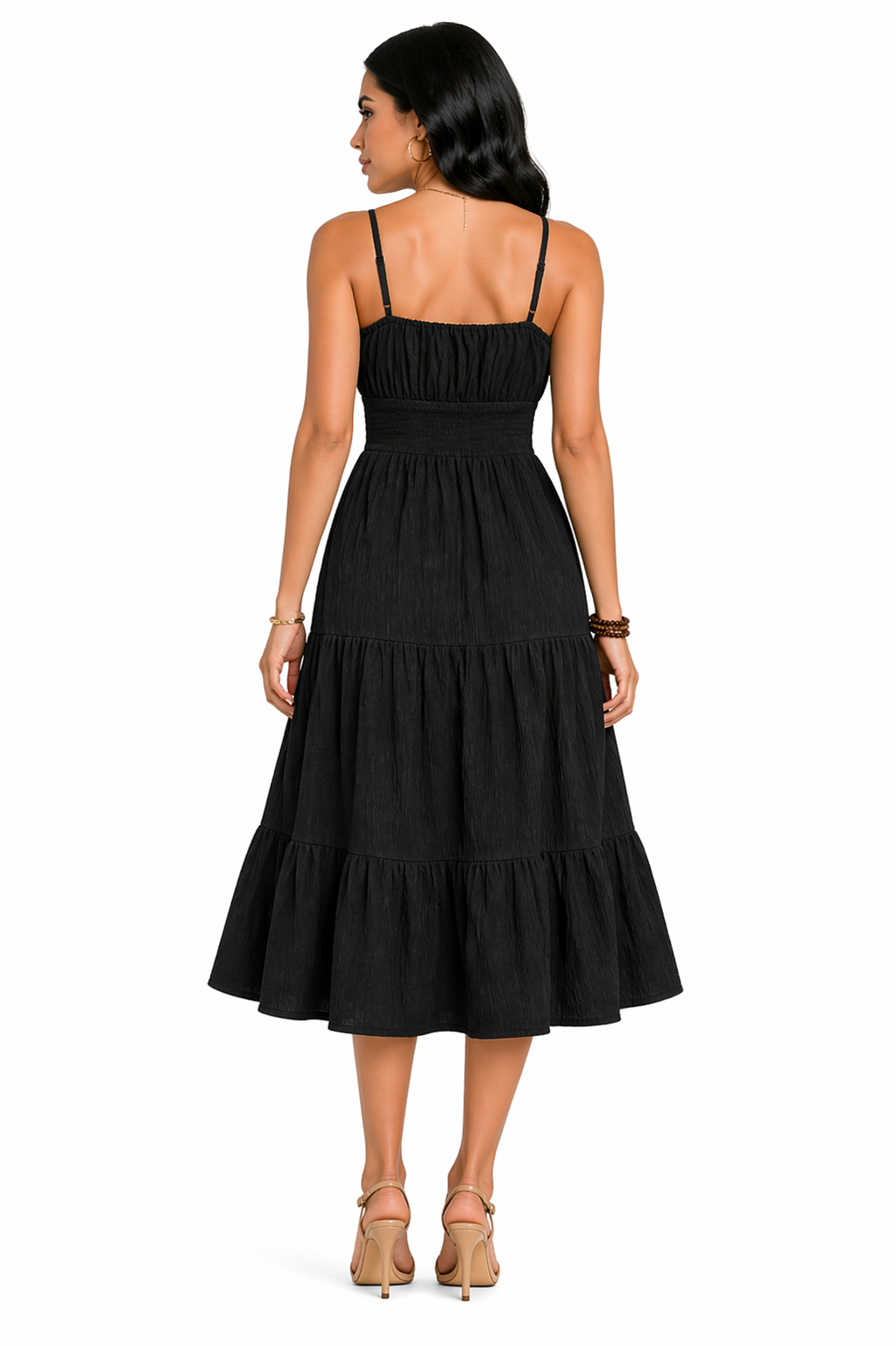 Vestido Midi Listrado Helena