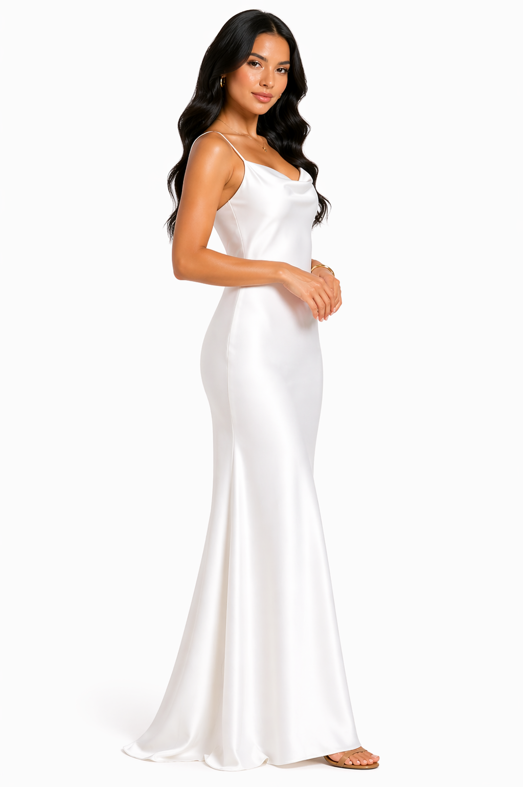 Vestido Minimalismo Antonella com Elegância Atemporal