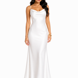 Vestido Minimalismo Antonella com Elegância Atemporal