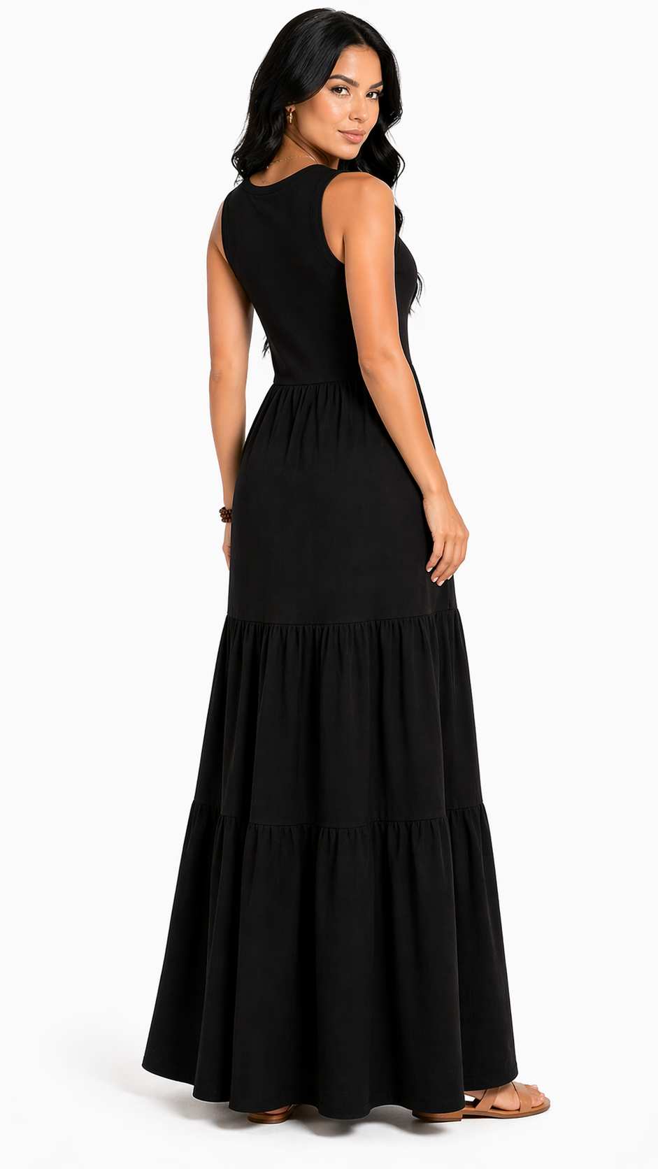 Vestido Minimalismo Chic com Toque Atemporal Olívia Preto