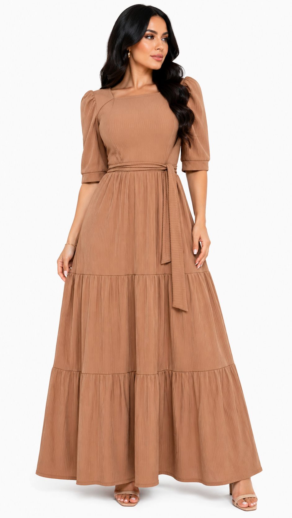 Vestido Marina – Charme Atemporal com Toque Sofisticado