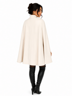 Casaco Feminino Capa Elegance Off White