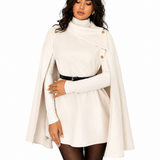 Casaco Feminino Capa Elegance Off White