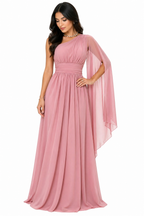 Vestido Longo Helena Rosa Antigo