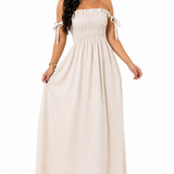 Vestido Longo Sofisticação Natural