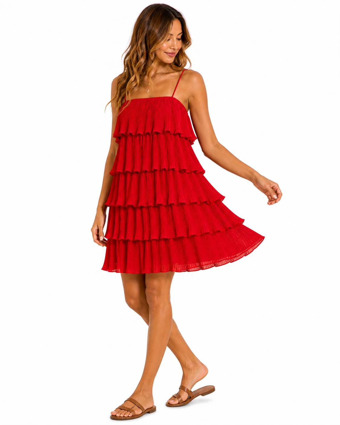 Vestido Casual Leveza e Elegância em Camadas