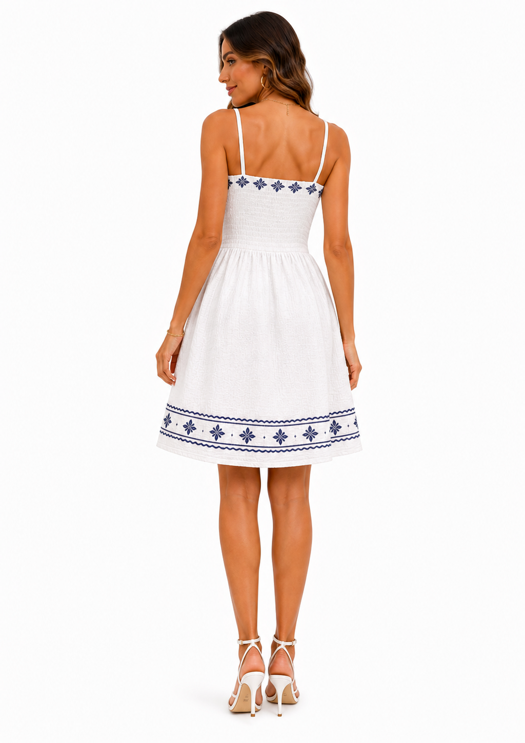 Vestido Casual Delicadeza Bordada