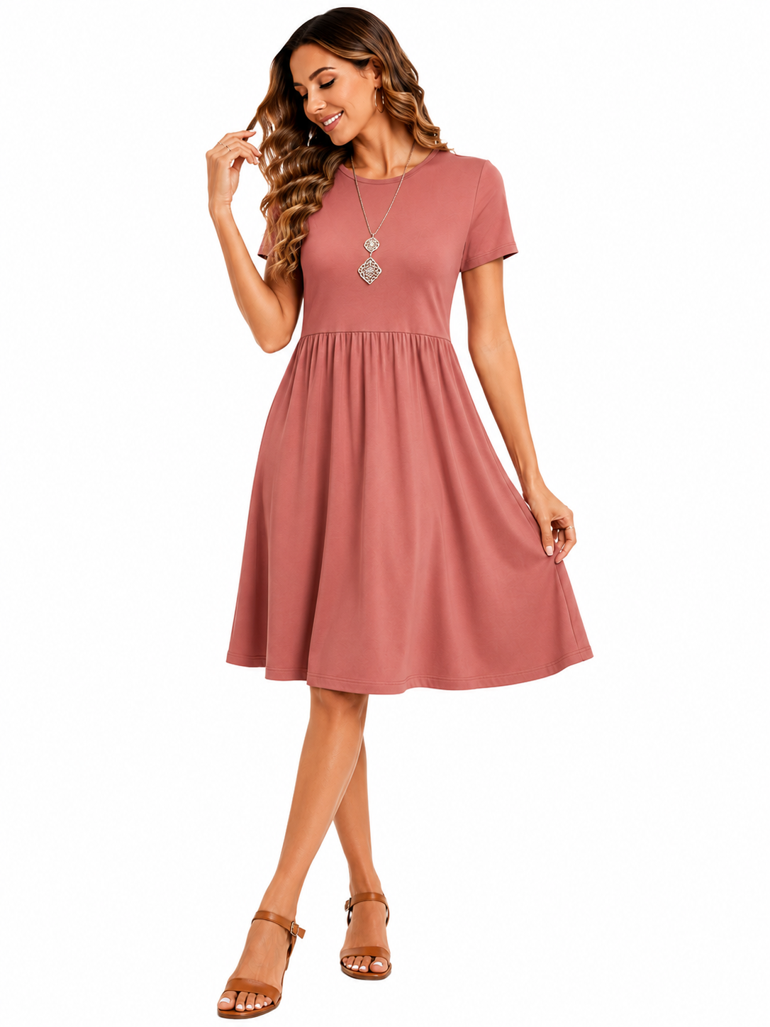 Vestido Casual com Bolsos e Conforto no Dia a Dia