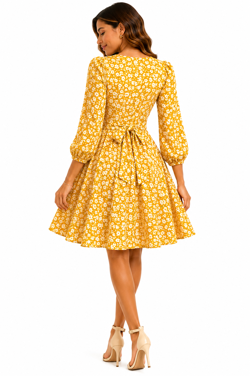 Vestido Casual Delicadeza e Charme Floral