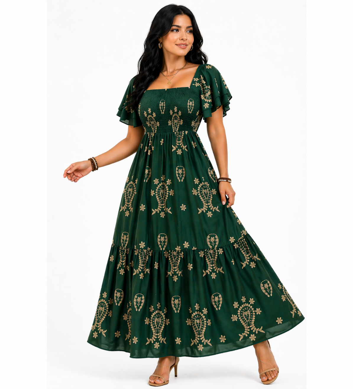 Vestido Plus Size Feminino Beatriz Elegance