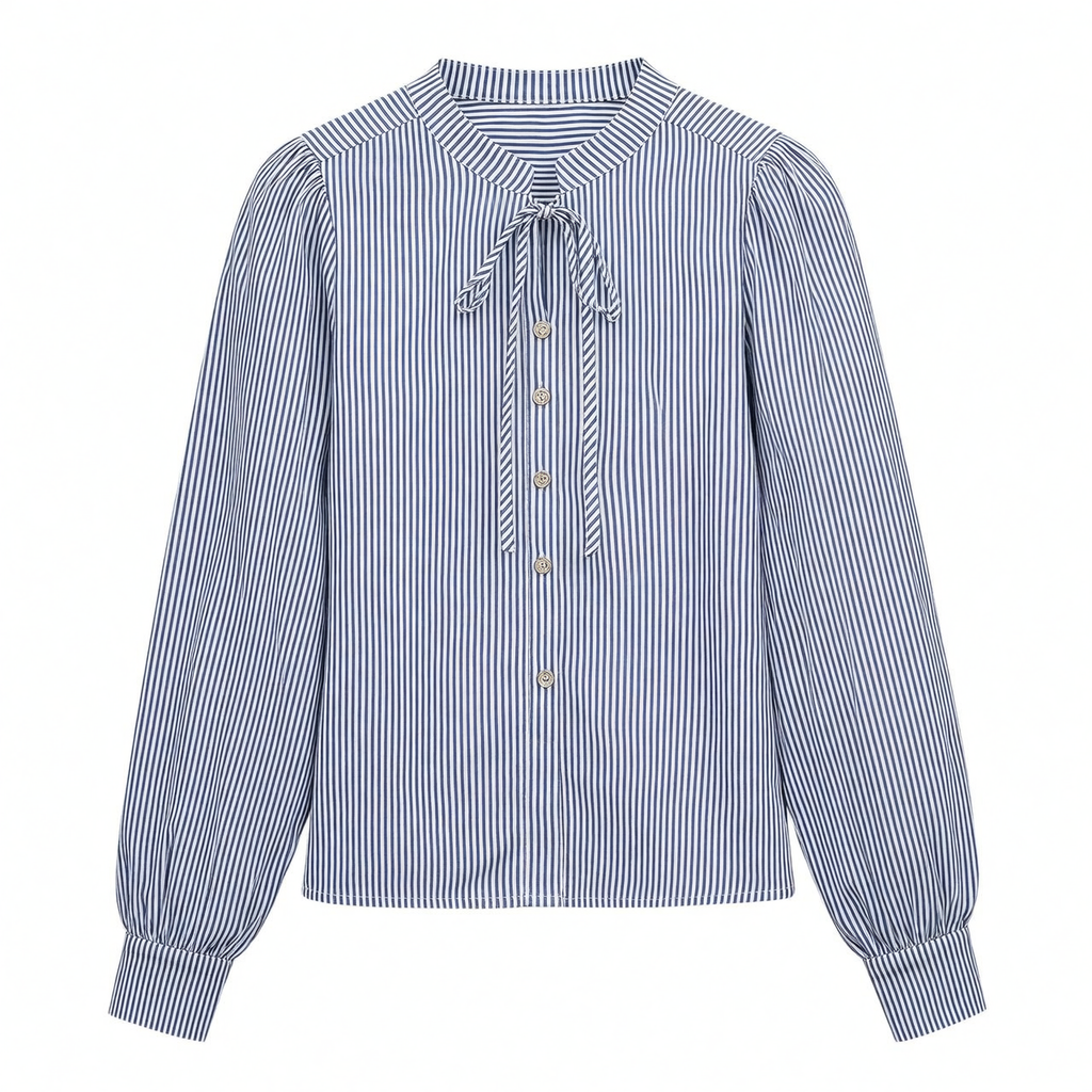 Camisa Feminina Listrada Isadora – Elegância e Versatilidade para Todas as Ocasiões