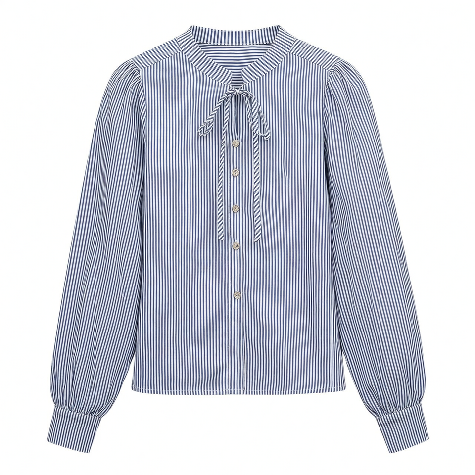 Camisa Feminina Listrada Isadora – Elegância e Versatilidade para Todas as Ocasiões