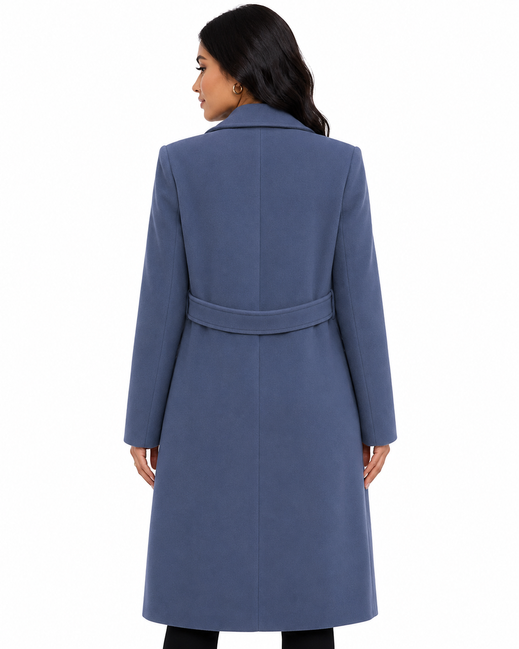Sobretudo Feminino Azul Classic Coat