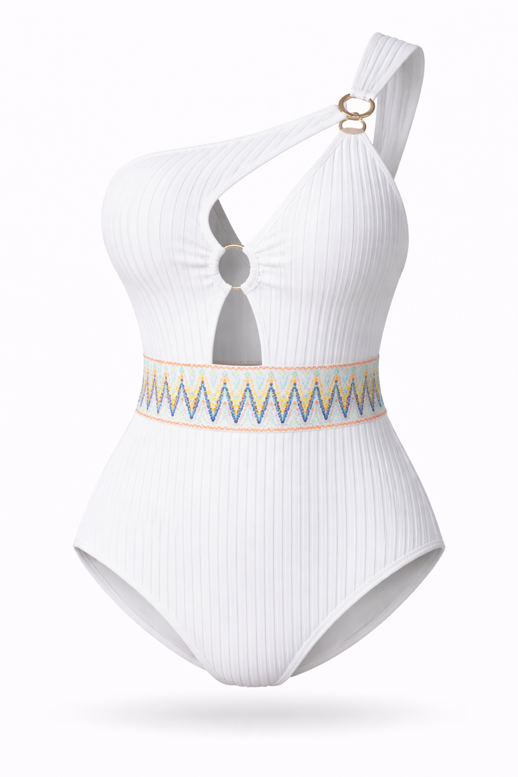 Maiô Serena Luxe – Recorte Assimétrico Elegante