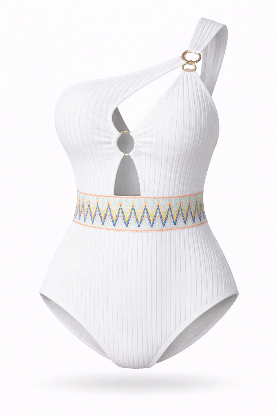 Maiô Serena Luxe – Recorte Assimétrico Elegante