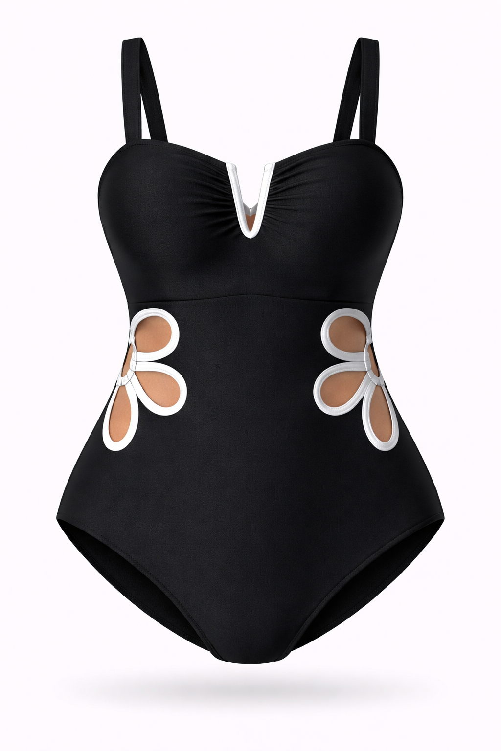 Maiô Elegance Black Bloom