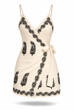 Vestido Larissa – Curto Transpassado Estampa Tropical