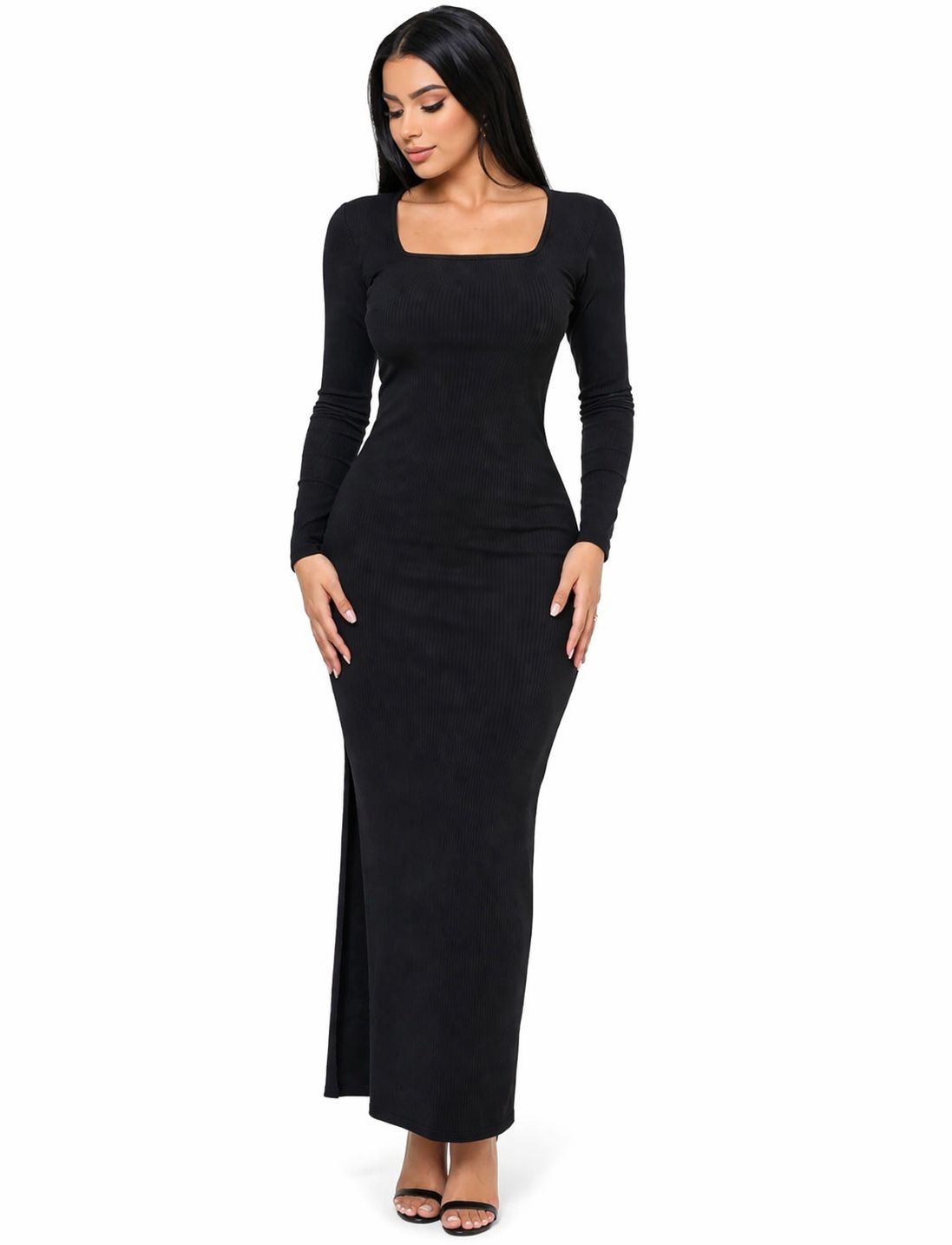 Vestido Longo Clássico com Toque Moderno Stephanie